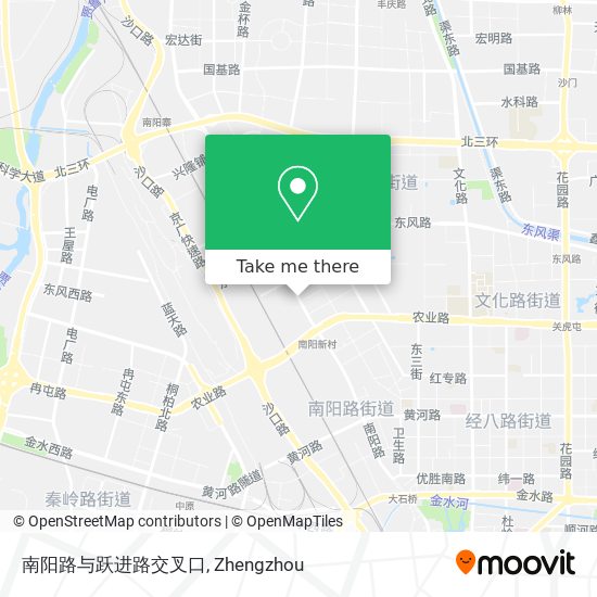 南阳路与跃进路交叉口 map