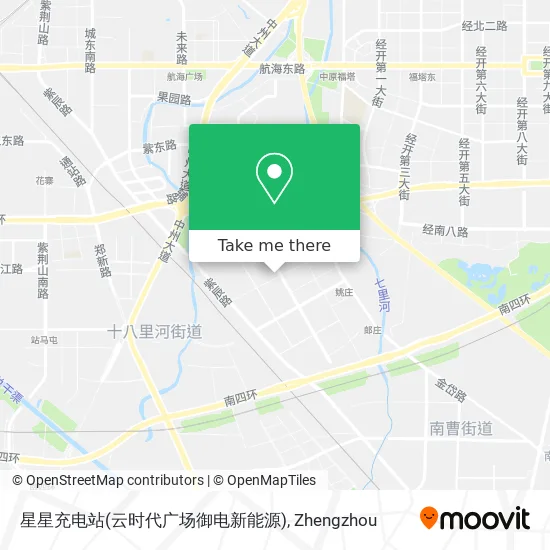 星星充电站(云时代广场御电新能源) map