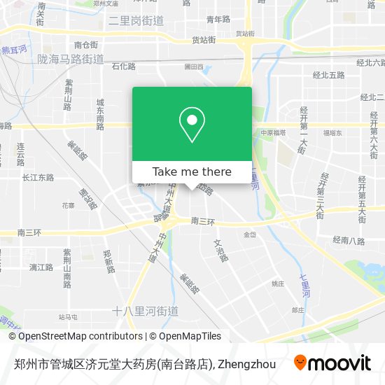 郑州市管城区济元堂大药房(南台路店) map