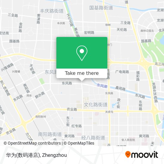 华为(数码港店) map