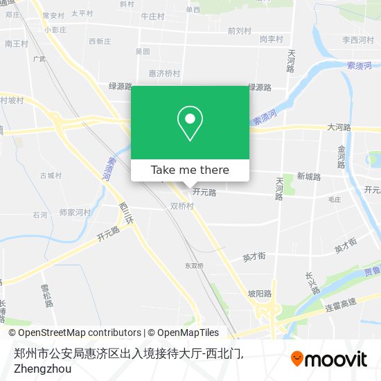 郑州市公安局惠济区出入境接待大厅-西北门 map
