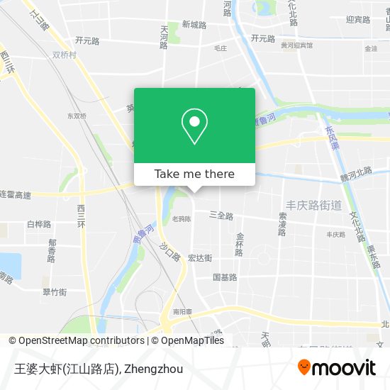 王婆大虾(江山路店) map