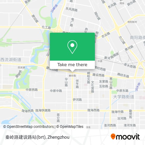 秦岭路建设路站(brt) map