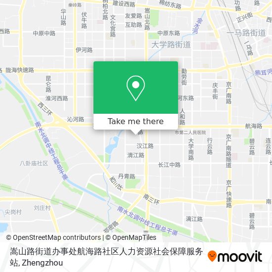 嵩山路街道办事处航海路社区人力资源社会保障服务站 map