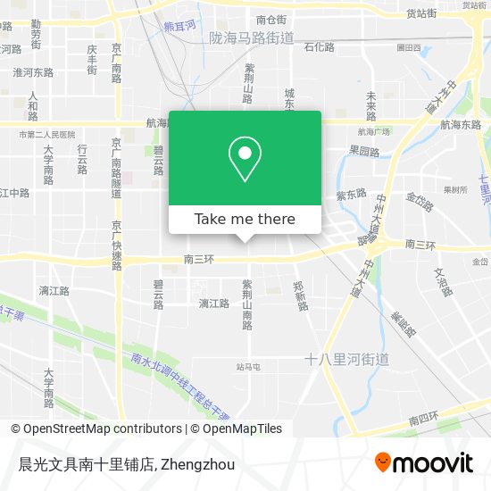 晨光文具南十里铺店 map