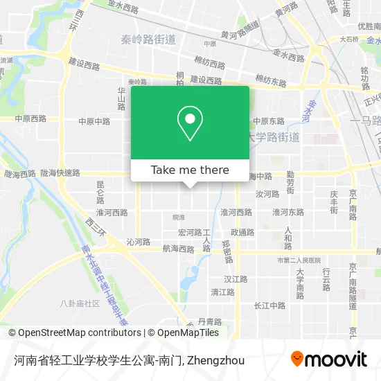 河南省轻工业学校学生公寓-南门 map