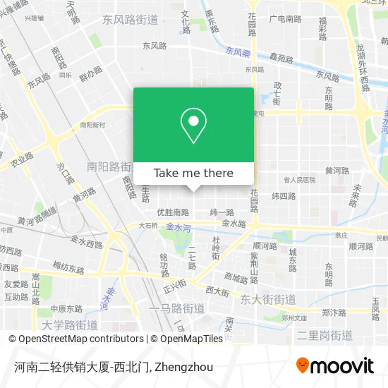 河南二轻供销大厦-西北门 map