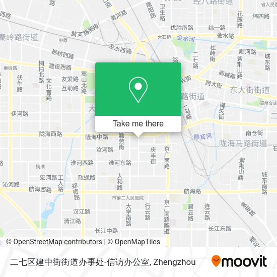 二七区建中街街道办事处-信访办公室 map