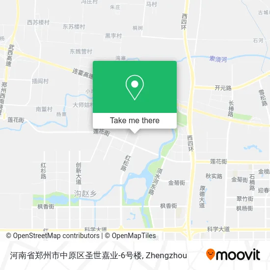 河南省郑州市中原区圣世嘉业-6号楼 map