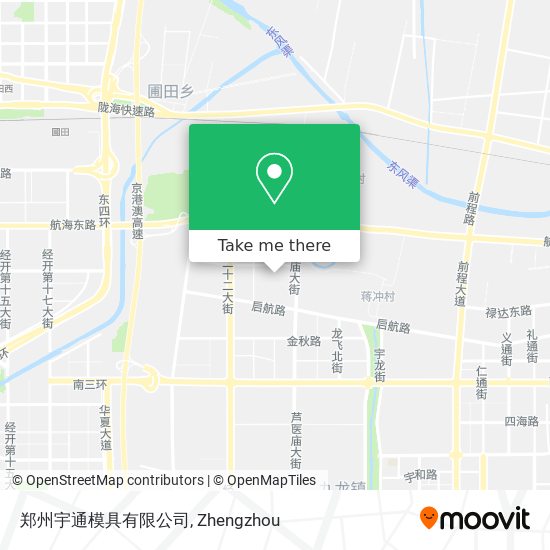 郑州宇通模具有限公司 map