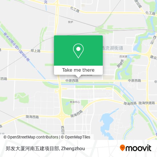 郑发大厦河南五建项目部 map