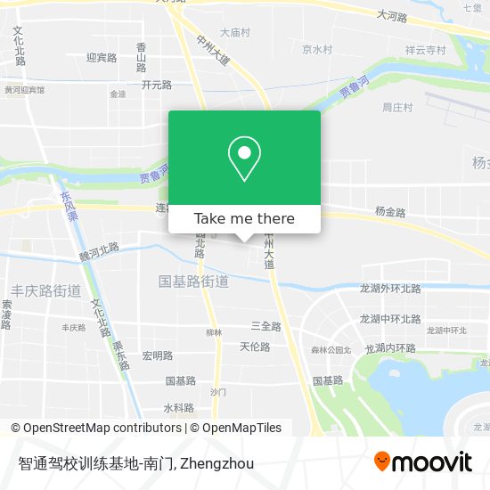 智通驾校训练基地-南门 map