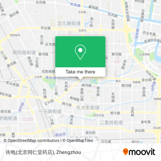 街电(北京同仁堂药店) map