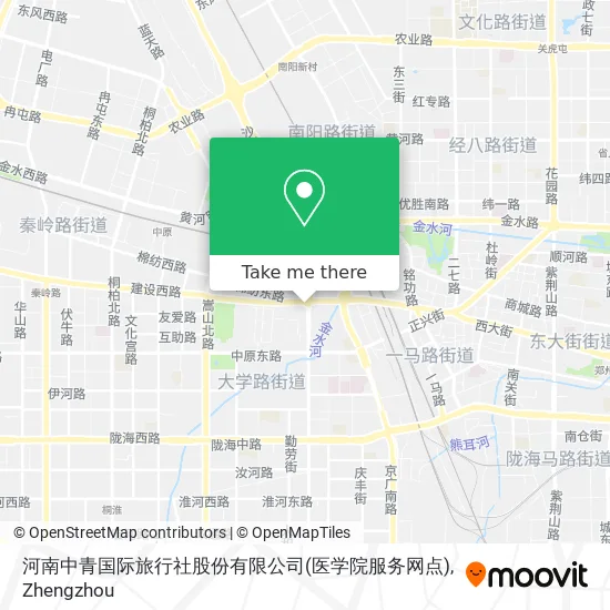 河南中青国际旅行社股份有限公司(医学院服务网点) map