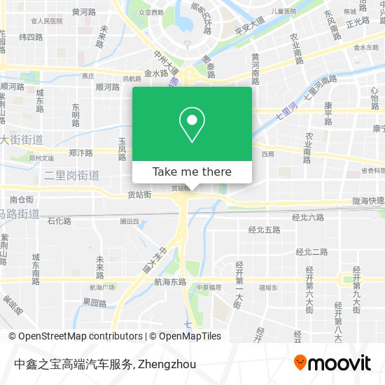 中鑫之宝高端汽车服务 map