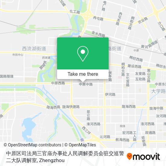 中原区司法局三官庙办事处人民调解委员会驻交巡警二大队调解室 map
