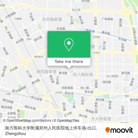 南方医科大学附属郑州人民医院地上停车场-出口 map