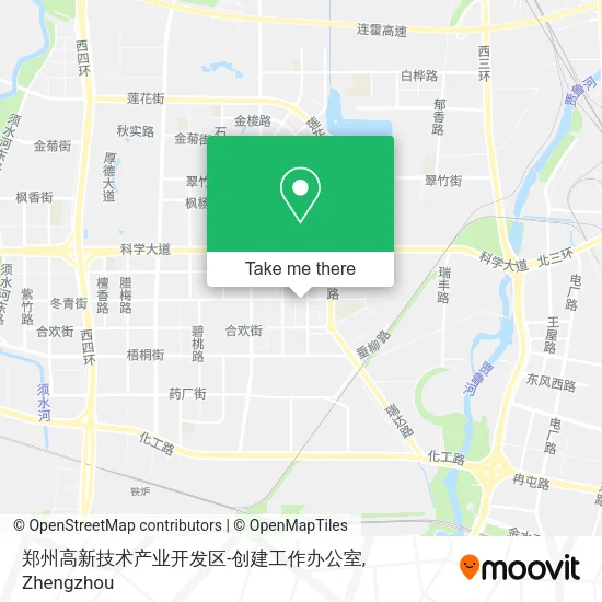 郑州高新技术产业开发区-创建工作办公室 map