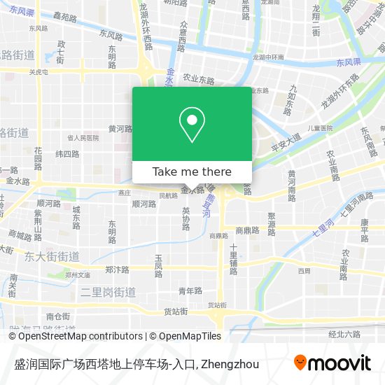 盛润国际广场西塔地上停车场-入口 map