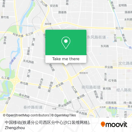 中国移动(铁通分公司西区分中心沙口装维网格) map