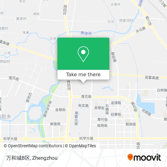 万和城B区 map