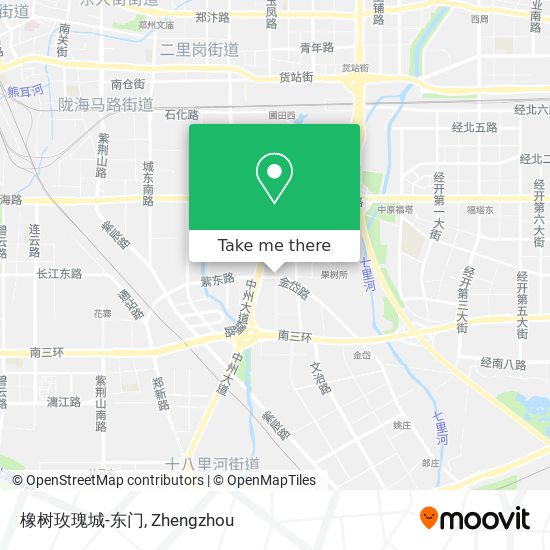 橡树玫瑰城-东门 map