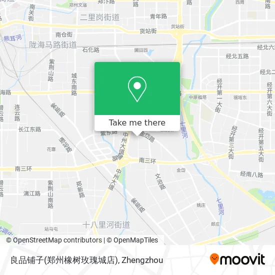 良品铺子(郑州橡树玫瑰城店) map