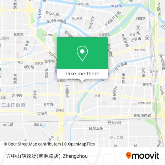 方中山胡辣汤(聚源路店) map