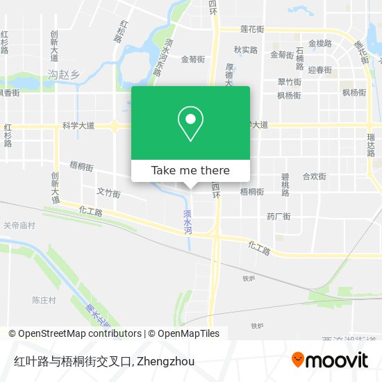 红叶路与梧桐街交叉口 map