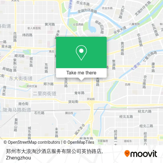 郑州市大浪淘沙酒店服务有限公司英协路店 map