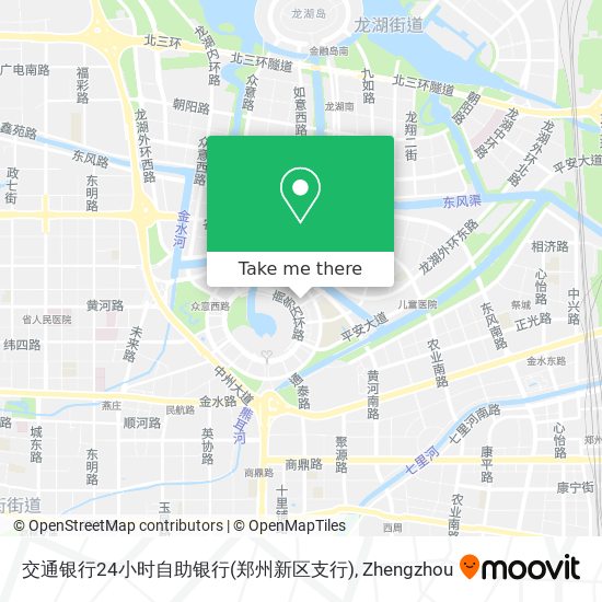 交通银行24小时自助银行(郑州新区支行) map