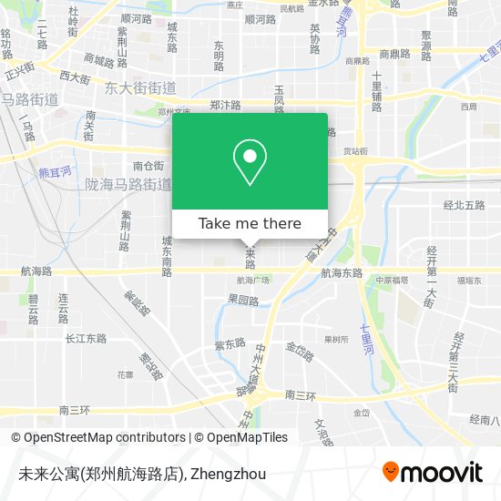 未来公寓(郑州航海路店) map