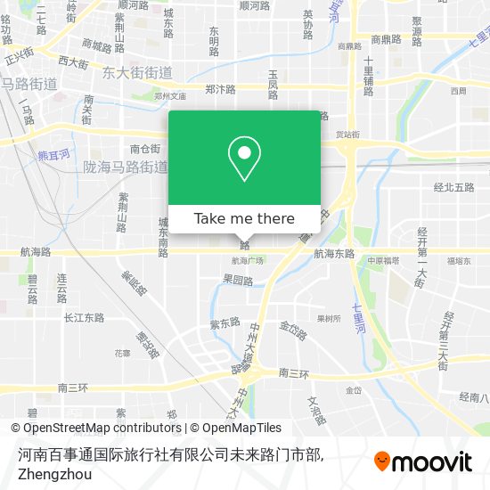 河南百事通国际旅行社有限公司未来路门市部 map