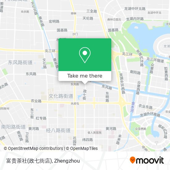 富贵茶社(政七街店) map