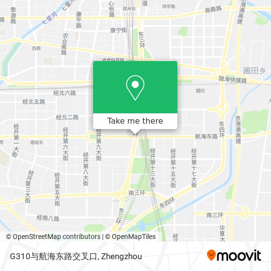 G310与航海东路交叉口 map