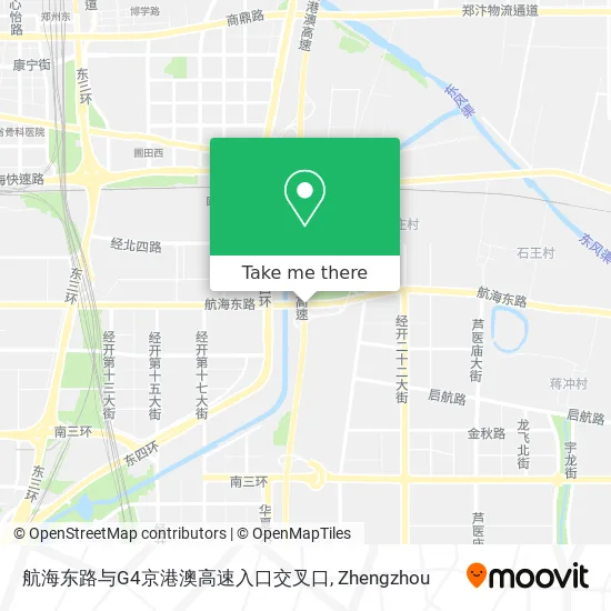 航海东路与G4京港澳高速入口交叉口 map