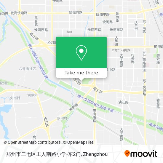 郑州市二七区工人南路小学-东2门 map