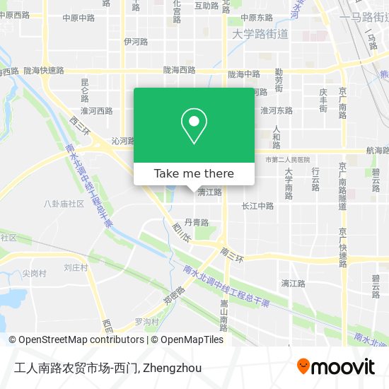 工人南路农贸市场-西门 map