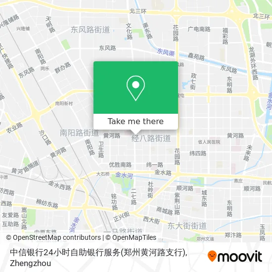 中信银行24小时自助银行服务(郑州黄河路支行) map