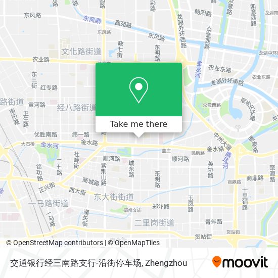 交通银行经三南路支行-沿街停车场 map