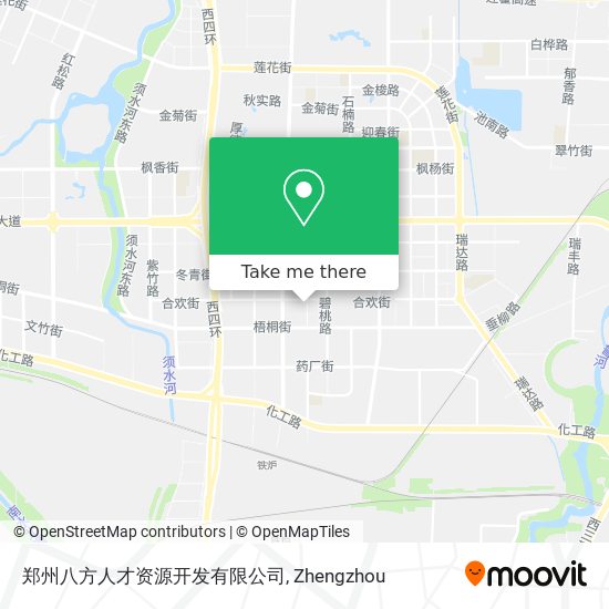 郑州八方人才资源开发有限公司 map