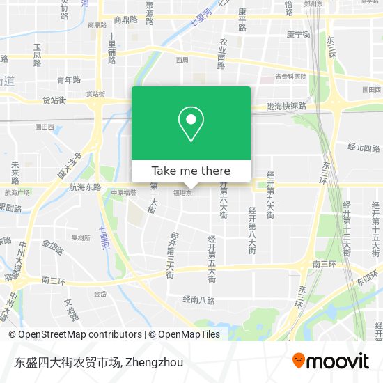东盛四大街农贸市场 map