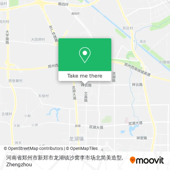 河南省郑州市新郑市龙湖镇沙窝李市场北简美造型 map
