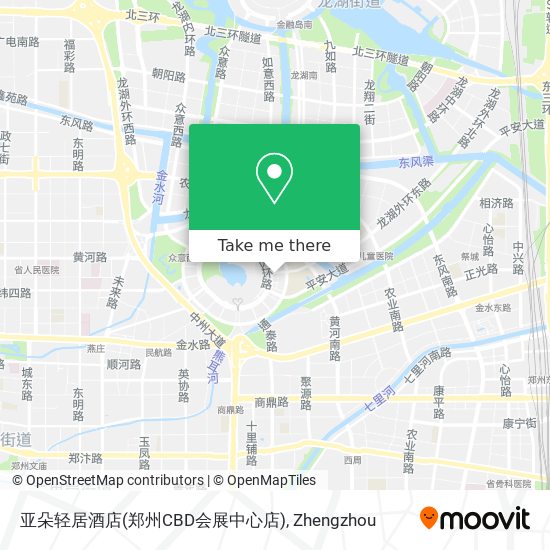 亚朵轻居酒店(郑州CBD会展中心店) map