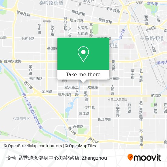 悦动·品秀游泳健身中心郑密路店 map
