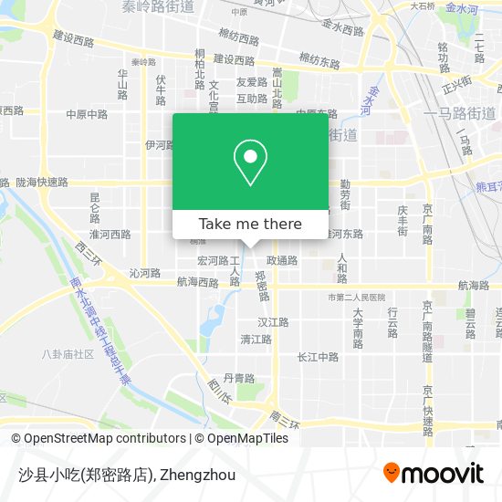沙县小吃(郑密路店) map