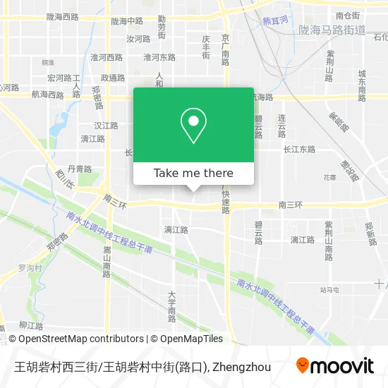 王胡砦村西三街/王胡砦村中街(路口) map