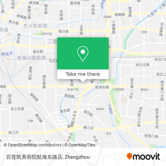 百莲凯美容院航海东路店 map
