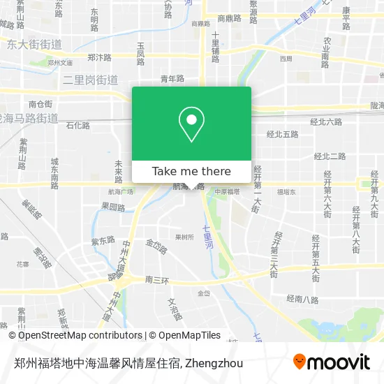 郑州福塔地中海温馨风情屋住宿 map