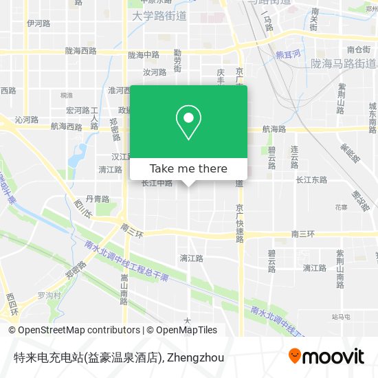 特来电充电站(益豪温泉酒店) map